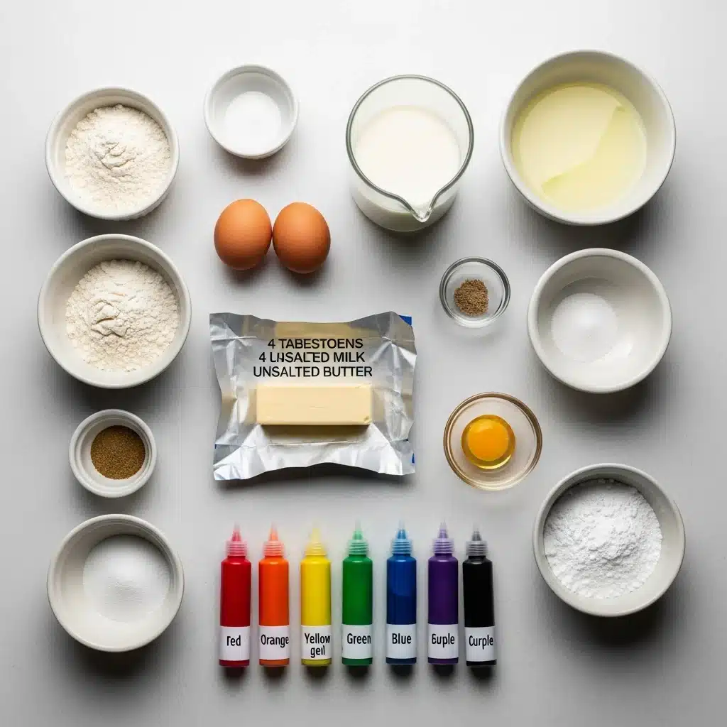 how to make rainbow crepe cake at home easily