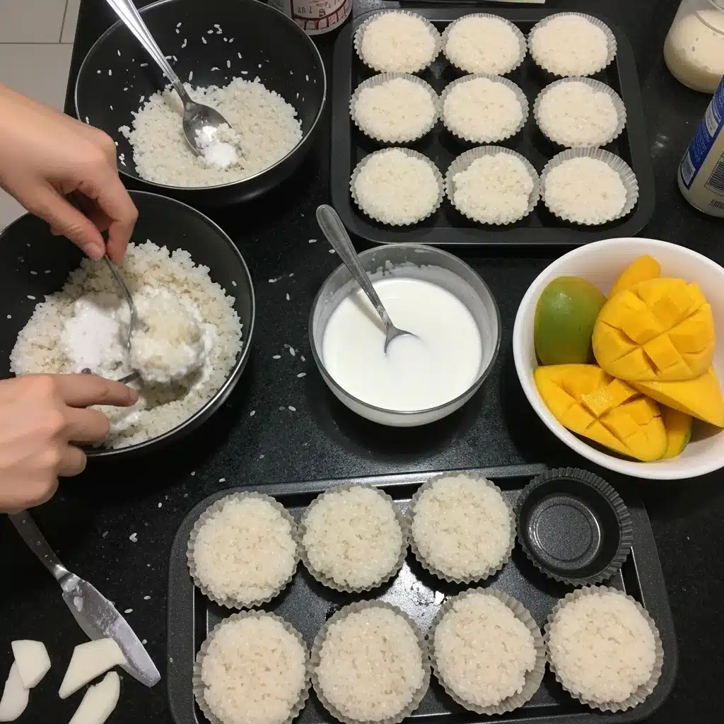 Mango Sticky Rice Cups