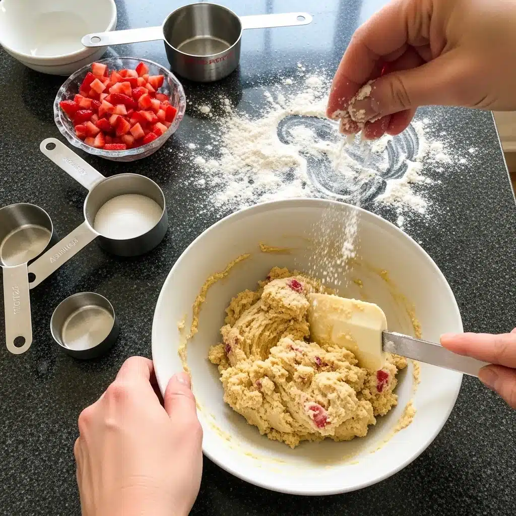 Strawberry Cheesecake Cookies