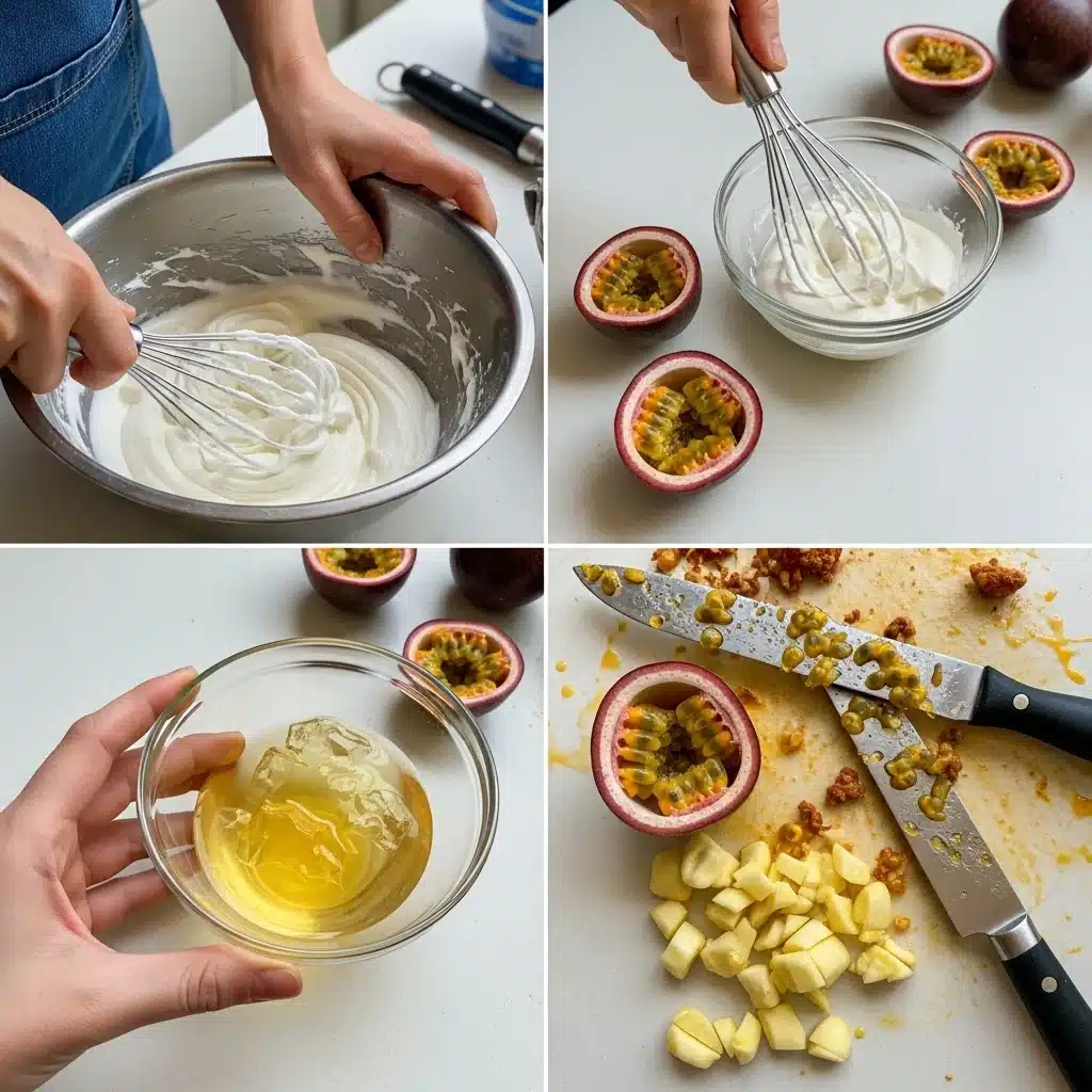 Passion Fruit Mousse Cups