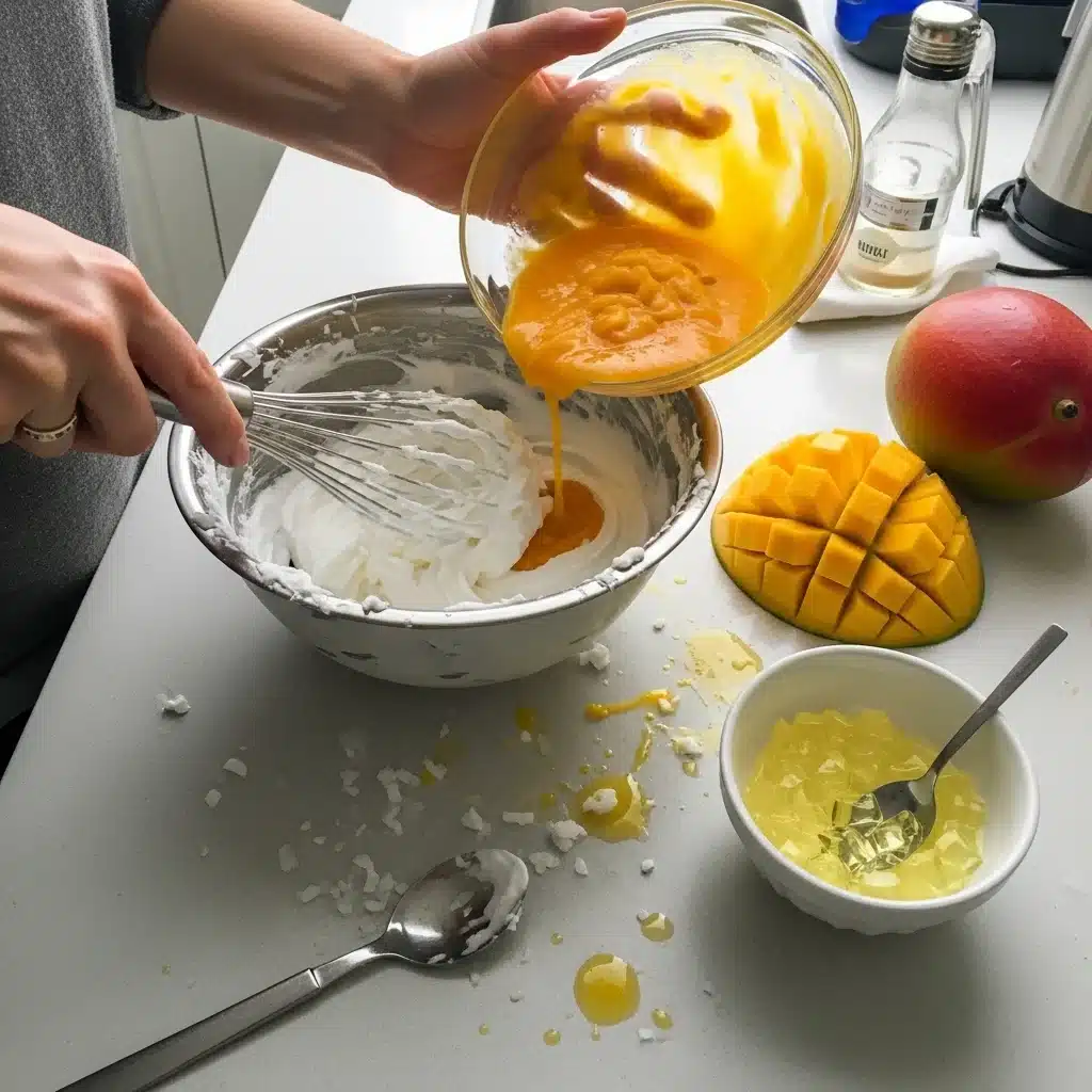 Mango Coconut Mousse Cups