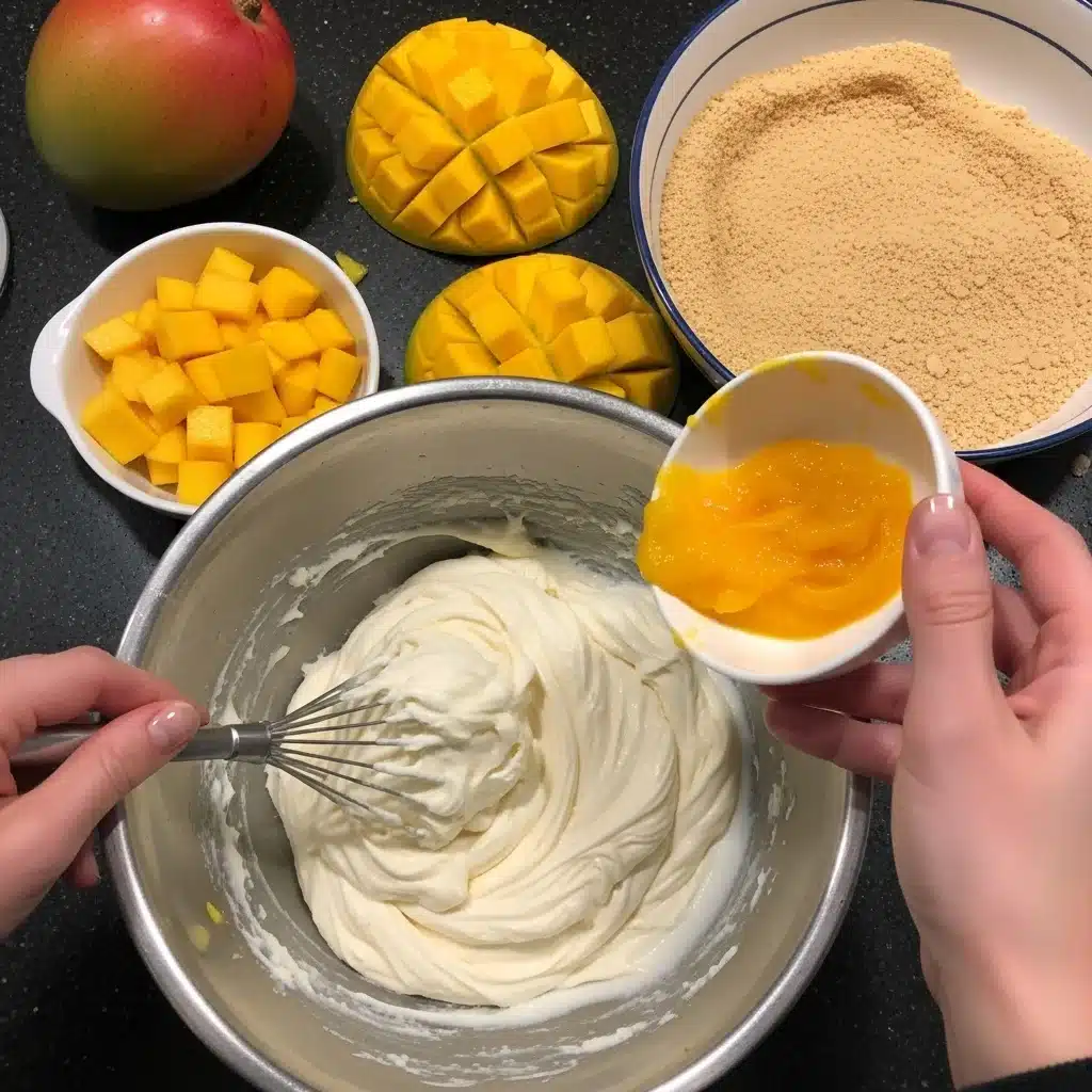 No-Bake Mango Cheesecake Rolls