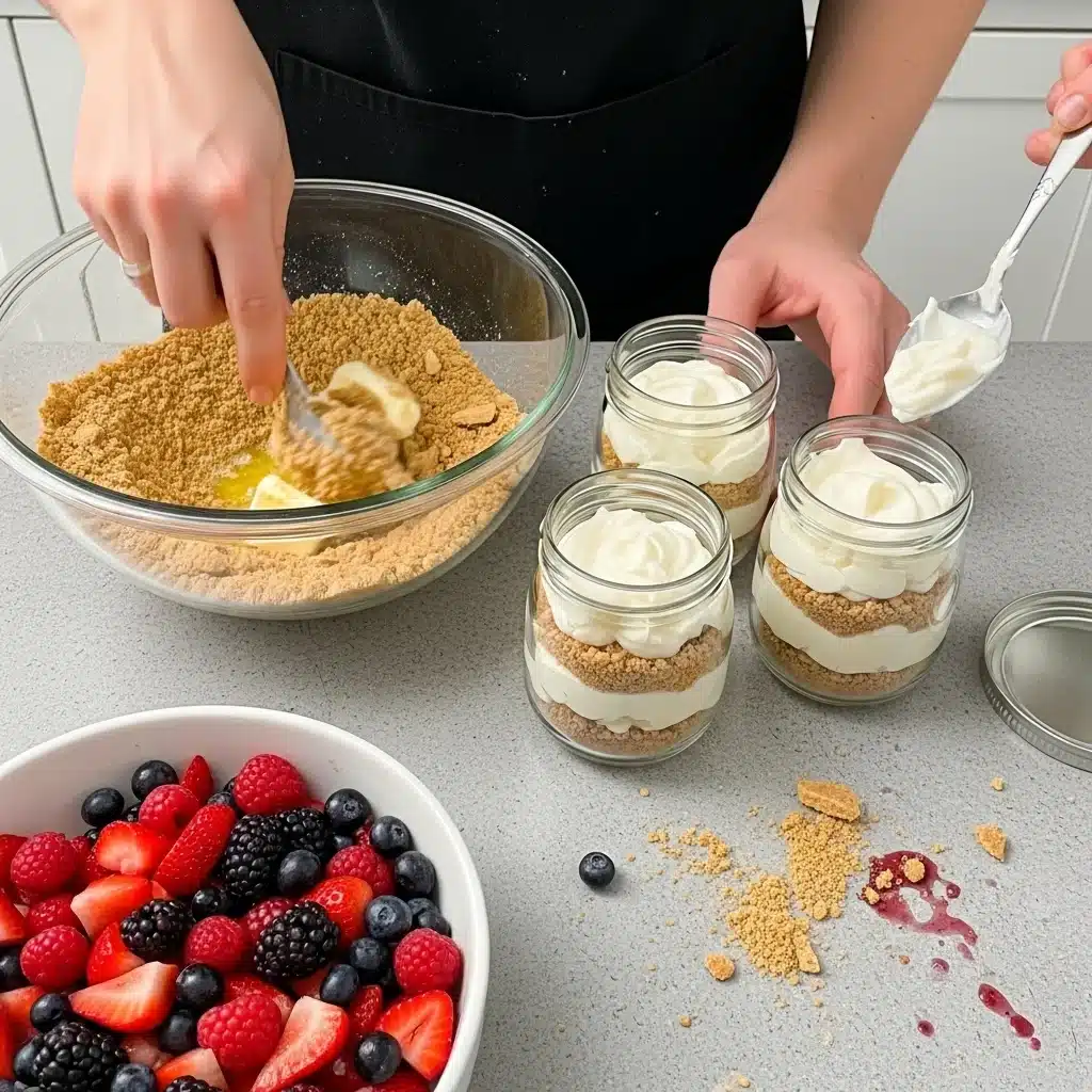 Layered Dessert Jars (ASMR Style)