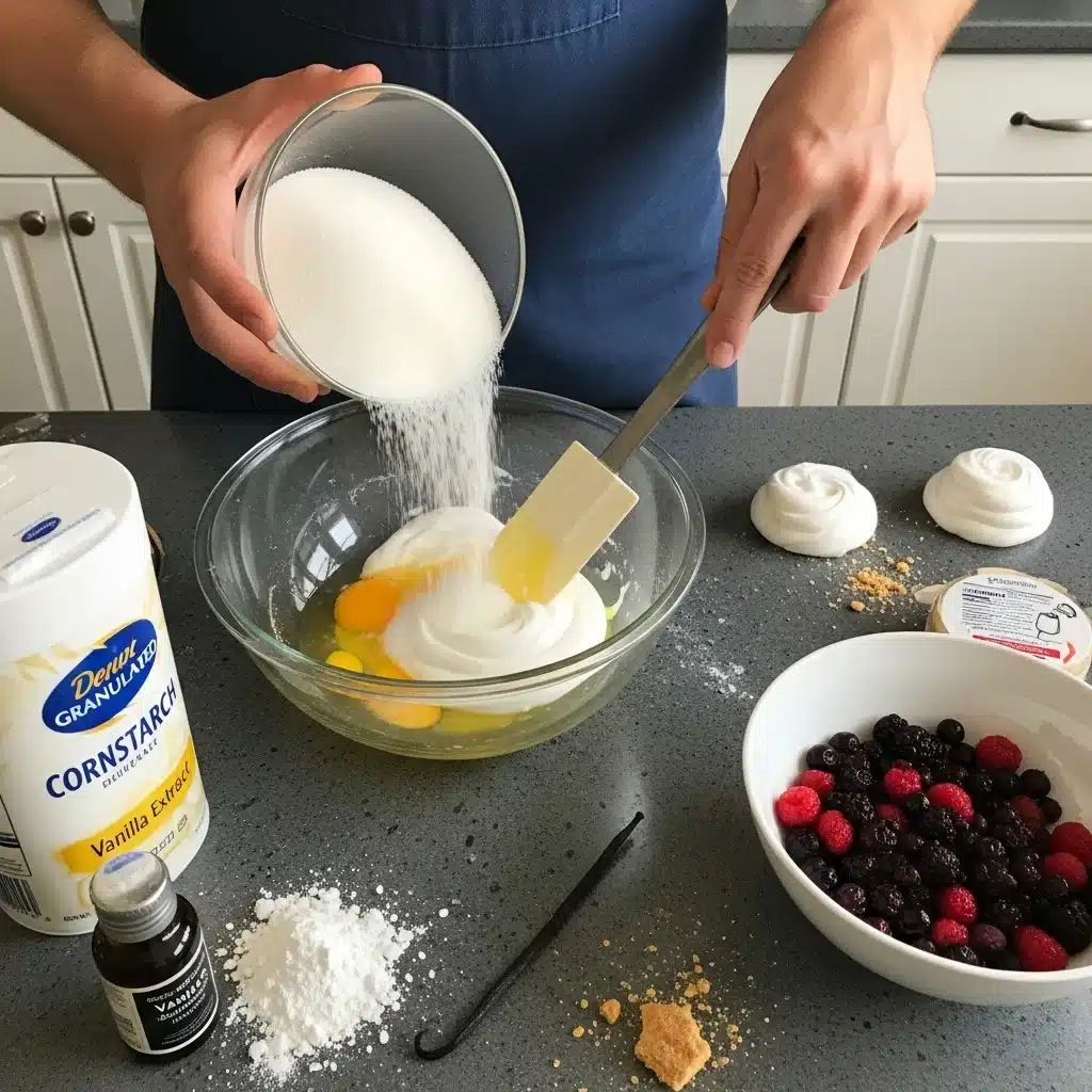 Mini Pavlova with Berries