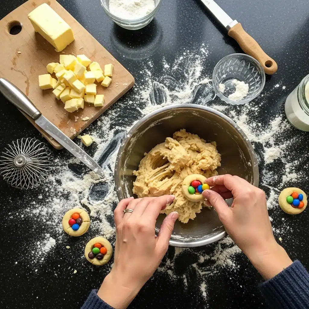 how to make piñata cookies with candy inside