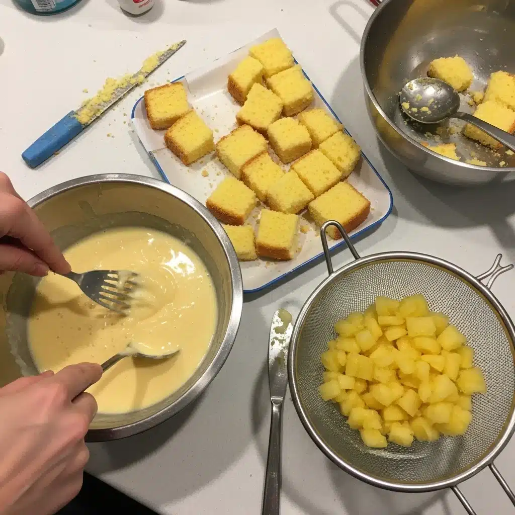 Pineapple Coconut Trifle