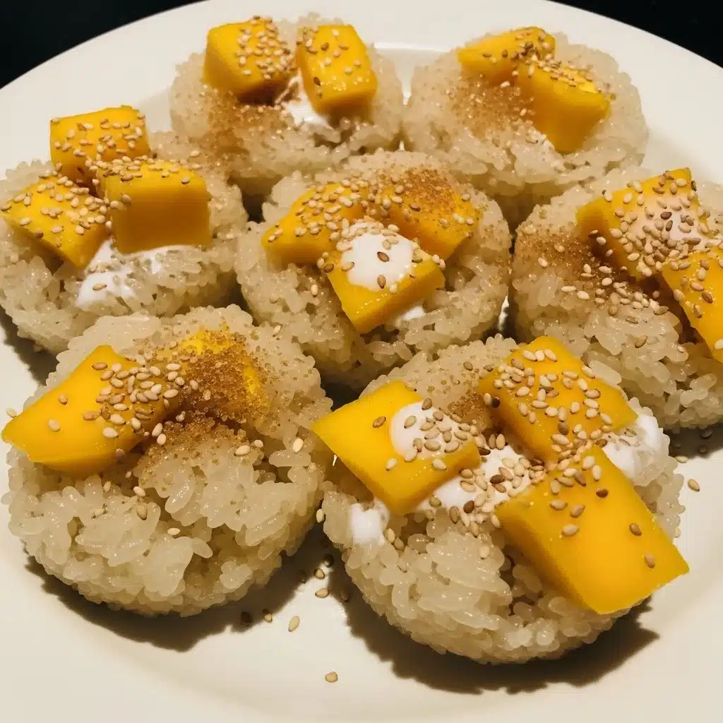 Mango Sticky Rice Cups
