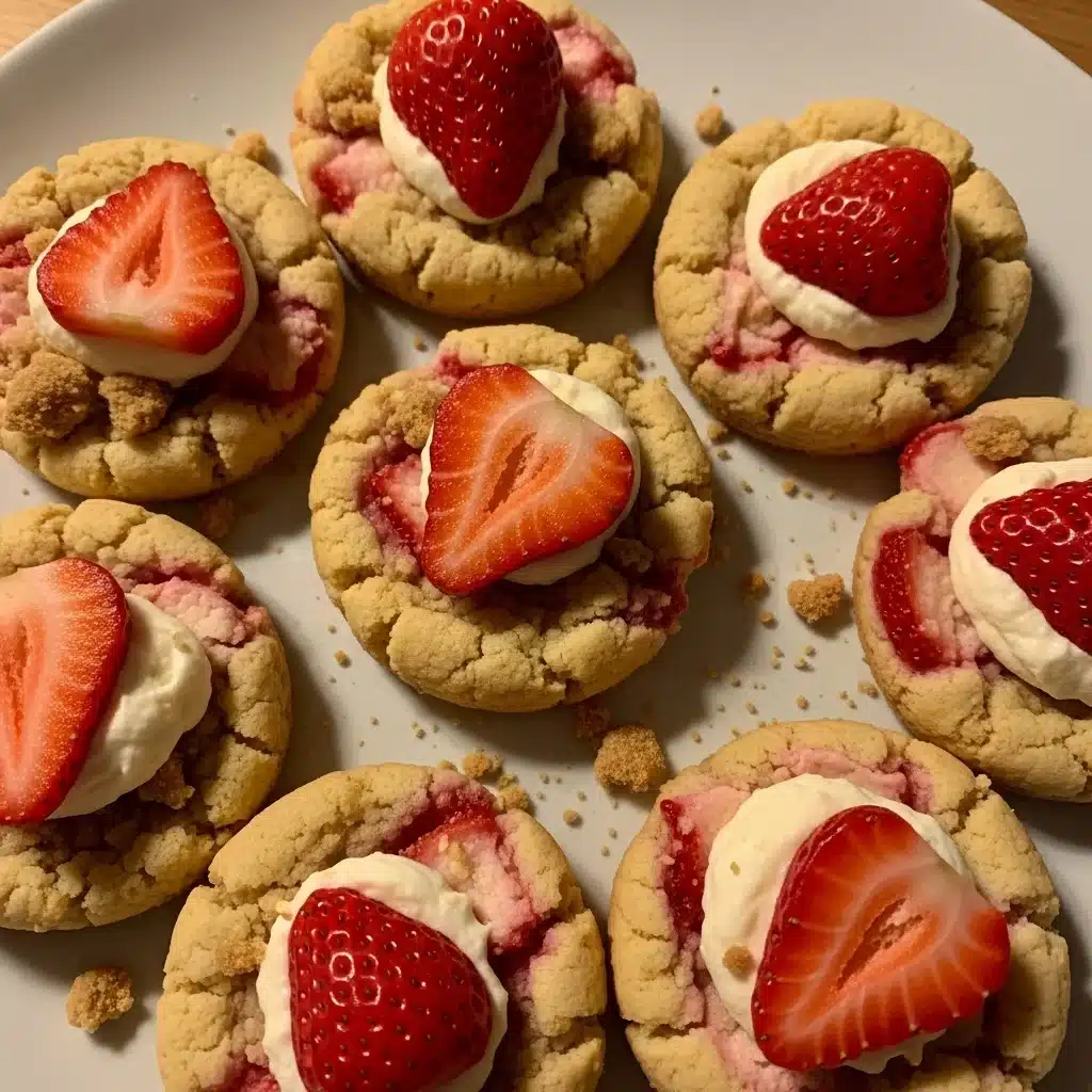 Strawberry Cheesecake Cookies