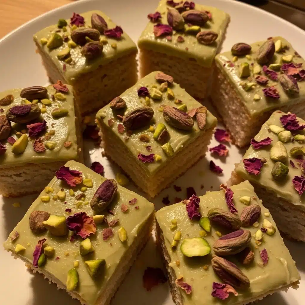 Pistachio Rose Milk Cake