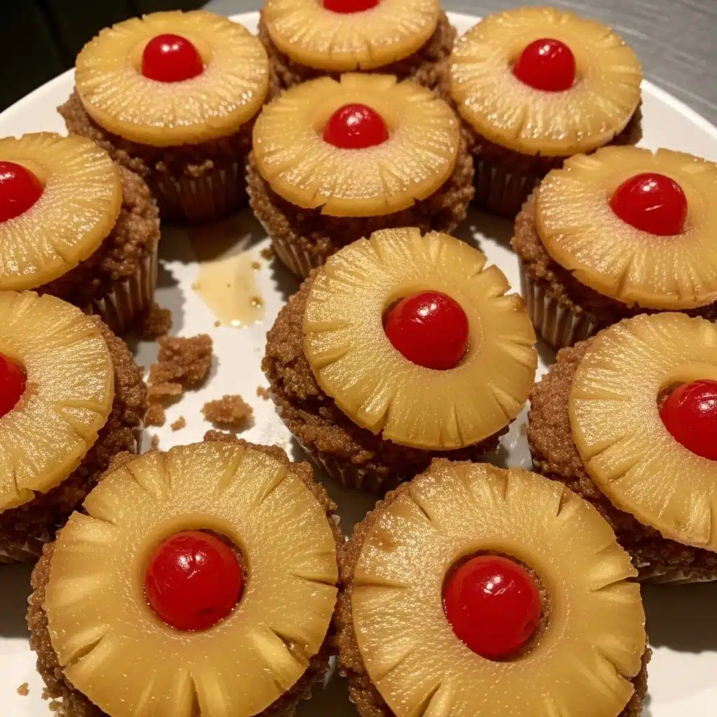Pineapple Upside Down Cupcakes