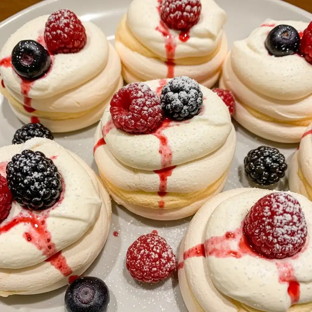 Mini Pavlova with Berries