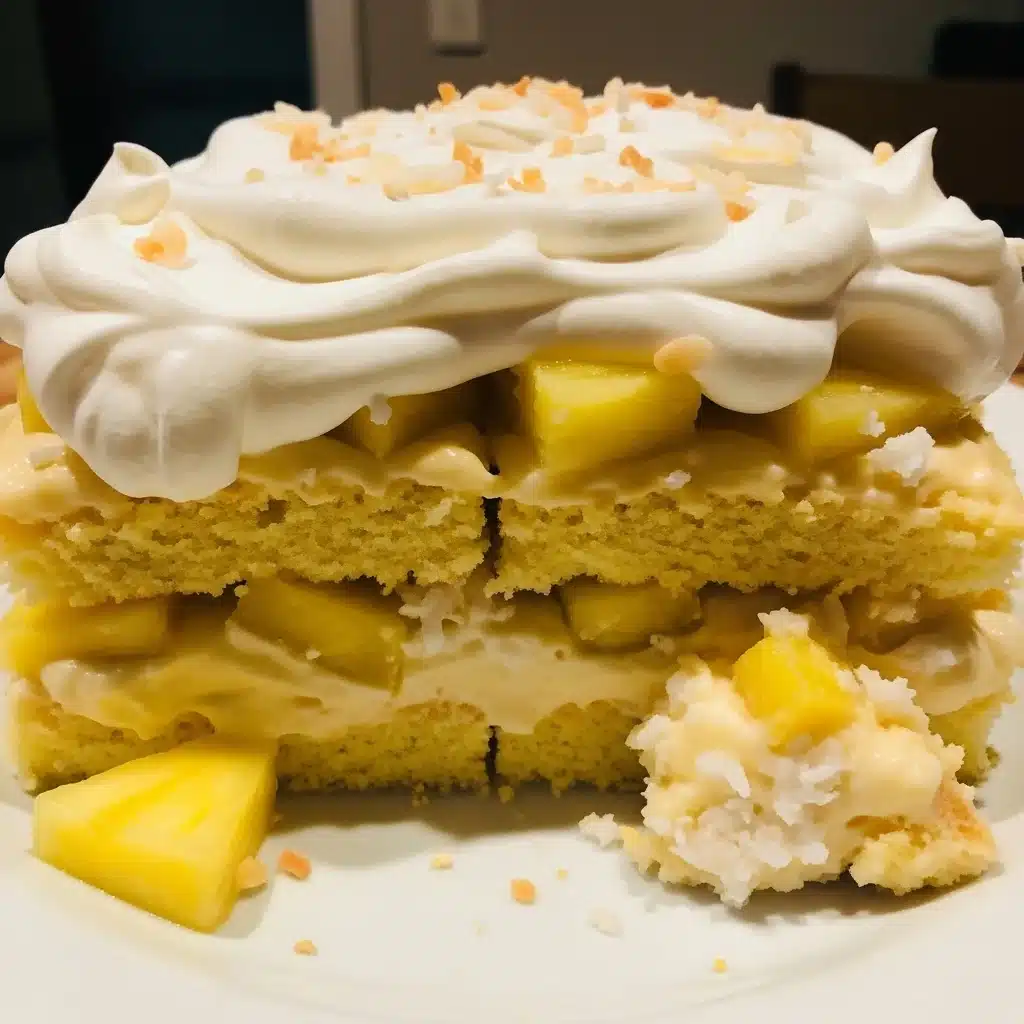 Pineapple Coconut Trifle