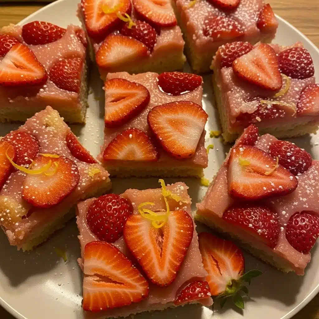 Strawberry Lemonade Bars